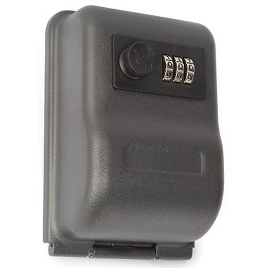 Merkloos Sleutelkluis - 3-cijferig cijferslot - metaal - sleutelkluisje voor wandophang -