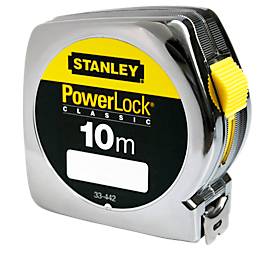 Stanley Rolbandmaat powerlock boveninkijkvenster 10 meter x 25mm 0-33-442