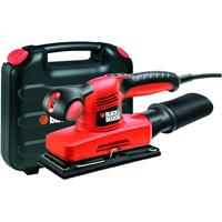 Black & Decker Kompakt-Schwingschleifer KA320EKA, orange/schwarz, Koffer, 240 Watt - BLACK & DECKER