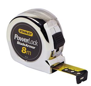 Stanley Rolbandmaat powerlock 8 meter 0-33-527 breedte toevoegen