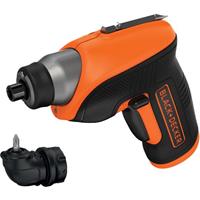 Black & Decker Akku-Schrauber CS3652LC, 3,6Volt, orange/schwarz, Li-Ionen Akku 1,5Ah - BLACK & DECKER