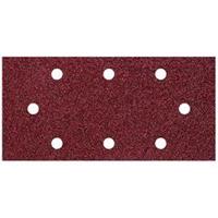 Wolfcraft Schwingschleifpapier mit Klett, gelocht Körnung 120 (L x B) 190mm x 93mm 5St.