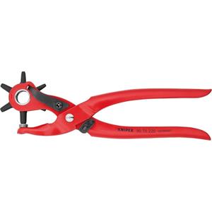 knipex Revolverlochzange 2 mm, 2.5 mm, 3 mm, 3.5 mm, 4 mm, 5mm 220mm 1St.