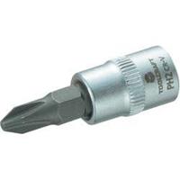 toolcraft Dop 6,3 mm (1/4 inch) met kruiskop-bitinzet PH2 37 mm Kop (gereedschap) 6,3 mm (1/4 inch)