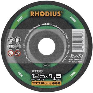 Doorslijpschijf XT66 Rhodius 204624 Diameter 125 mm 1 stuks