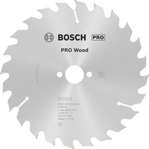 Cirkelzaagblad Optiline Wood Bosch 2608641171 Diameter:160 x 20/16 mm Aantal tanden (per inch):24 Dikte:1.8 mm