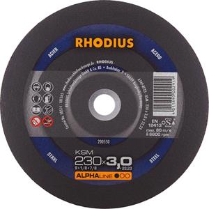 Rhodius Trennscheibe KSM 230 x 3,0mm ger. (Inh. 25 Stück)