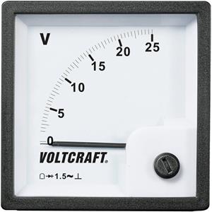 Voltcraft Analoges Einbaumessgerät 25V