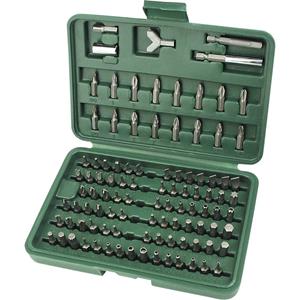 100-delige set bits 6,3 mm (1/4)