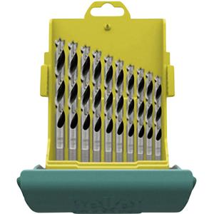 Hout-spiraalboorset 10-delig Heller 28708 1 Cilinderschacht 1 set(s)