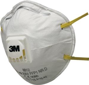 3M Stofmasker | FFP1 NR D | met uitademventiel | 10 stuks - 7000006980 - 7000006980