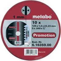 Satz=10xTrennscheiben Promotion 125x1.0x22.23 Inox - METABO