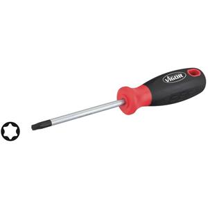 Werkplaats Torx schroevendraaier Vigor Afm. schroevendraaier T 30