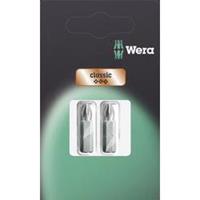 Wera 855/1 Z C SB Kruis-bit PZ 3 Gereedschapsstaal taai D 6.3 2 stuks