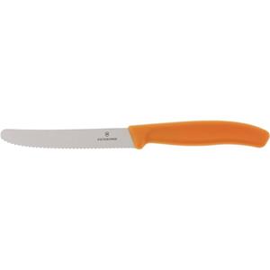 Victorinox Tomatenmesser mit Wellenschliff 11cm orange