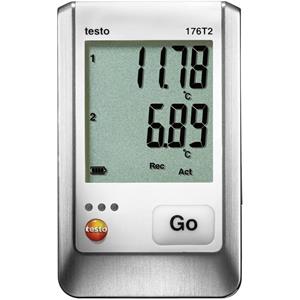 Testo 176 T2 Temperatur-Datenlogger Messgröße Temperatur -50 bis +400°C Q52169