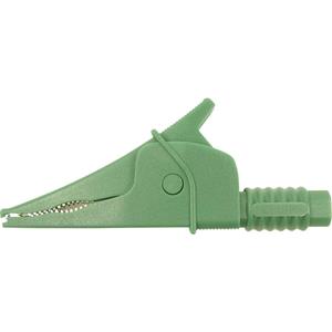 Croc Clip Sicherheits-Abgreifklemme Steckanschluss 4mm CAT III 1000V Grün