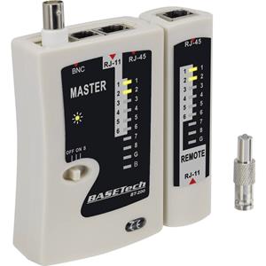 Basetech Kabeltester Geeignet für RJ-45, RJ-11, BNC