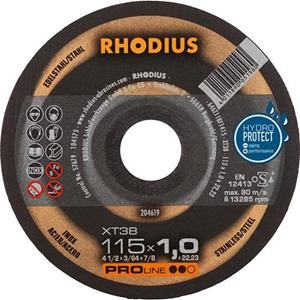 Rhodius Doorslijpschijf Extra dun - 115 x 1.0 x 22.2