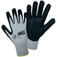 Handschuhe NONE STICKY FOAM grau / schwarz, VE 12 Paar Größe 7 (S)