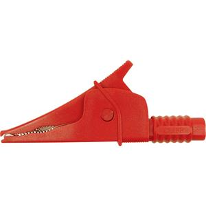 cliff Croc Clip Sicherheits-Abgreifklemme Steckanschluss 4mm CAT III 1000V Rot