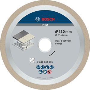 Diamanten slijpschijf Best for Ceramic, 200 x 25,40 x 2,2 x 10 mm Bosch 2608602636 Diameter 200 mm 1 stuks