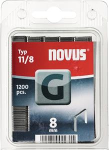 NOVUS Nieten Vlakdraad G 11/8 mm - 1200 Stuks