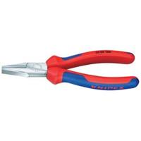 Knipex Flachzange verchromt 160mm Griffe mit PVC