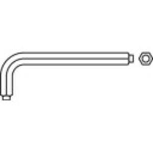 toolcraft Haakse schroevendraaier Inbus 12 mm
