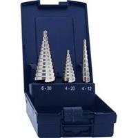 exact Eventus HSS Stufenbohrer-Set 3teilig 4 - 12 mm, 4 - 20 mm, 4 - 30mm 1 Set