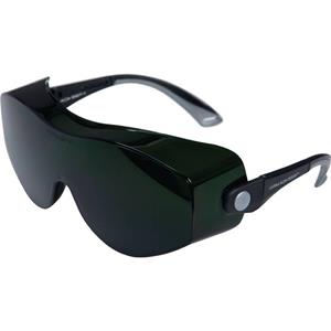 ekastusafety Schweißerbrille Carina Klein Rahmen schwarz Gläser IR 4-5.0 grün getönt - EKASTU SAFETY