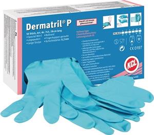 KCL Dermatril P 50 St. Nitril Einweghandschuh Größe (Handschuhe): 7, S