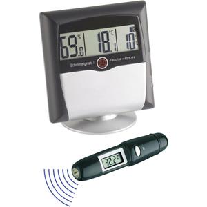 tfadostmann TFA Dostmann MS-10 Luftfeuchtemessgerät (Hygrometer) 1% rF 99% rF Set Hgrometer +Infrarot-Thermomet Q59854