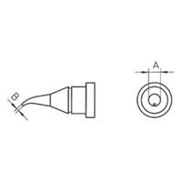 weller LT-1X Lötspitze Rundform, gebogen Spitzen-Größe 0.4mm Inhalt 1St.