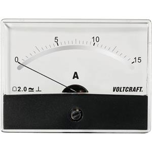 Voltcraft Analoges Einbaumessgerät AM-86X65/15A/DC