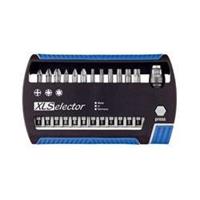 Wiha - Bit set XLSelector Professional 50 mm 7948-928 XLSelectoren 50mm, PH,PZ,Torx+Centro