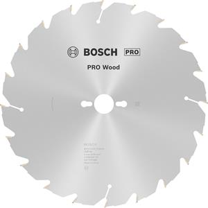 Cirkelzaagblad Construct Wood, 300 x 30 x 2,8 mm, 20 Bosch 2608640700 Diameter:300 x 30 mm Dikte:2.8 mm