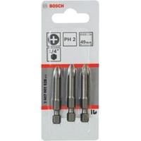 Bosch Bitskaart ph2 49mm blister van 3 bits