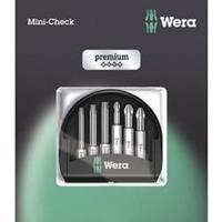 wera Mini-Check Phillips Pozidriv TORX, 50mm Bit-Set 6teilig Kreuzschlitz Phillips, Kreu