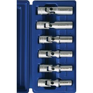 kunzer Außen-Sechskant Gelenk-Steckschlüsseleinsatz-Set 6teilig 3/8  (10 mm) Produktabmessung