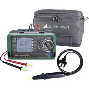 gossenmetrawatt Gossen Metrawatt METRISO XTRA-Set Isolatiemeter Kalibratie (DAkkS) 50 V, 100 V, 250 V, 500 V, 1000 V 1 TΩ