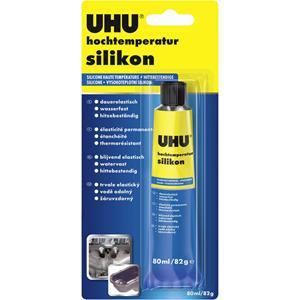 UHU Hochtemperatur-Silikon, schwarz, 80 ml Tube