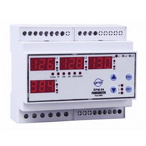 ENTES EPM-04-DIN Programmeerbare 3-fasen DIN-rails AC-multimeter EPM-04-DIN