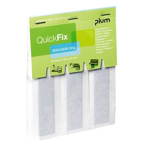 Plum Nachfüllpackung QuickFix long, 30 Pflaster, blau