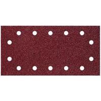 Oscillerend schuurpapier met klittenband, geperforeerd Korrelgrootte 80 (l x b) 230 mm x 115 mm Wolfcraft 3184000 5 stuks