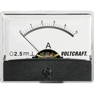 Voltcraft AM-60X46/5A/DC Inbouwmeter AM-60X46/5A/DC 5 A Draaispoel