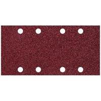 Oscillerend schuurpapier met klittenband, geperforeerd Korrelgrootte 40 (l x b) 185 mm x 93 mm Wolfcraft 1766000 10 stuks
