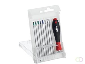 Wiha - Screwdriver with interchangeable blade set SYSTEM 4 269 EB9-5 SYSTEM 4 SET 9-tlg, SF-telescopic, E-BOX
