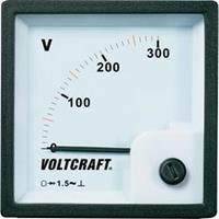 Voltcraft AM-72x72/300 V Analoge inbouwmeter AM-72x72/300 V 300 V Draaispoel