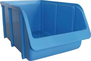 Alutec München Lagersichtbox maat 4 Blauw (l x b x h) 335 x 205 x 155 mm